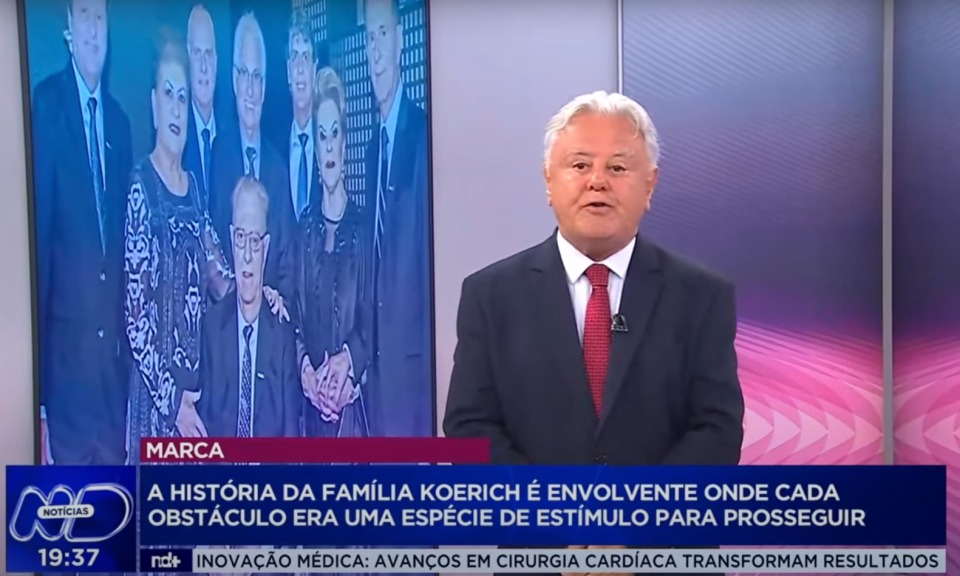 Paulo Alceu comenta sobre a trajetória empresarial de Walter Koerich que completou 90 anos de idade